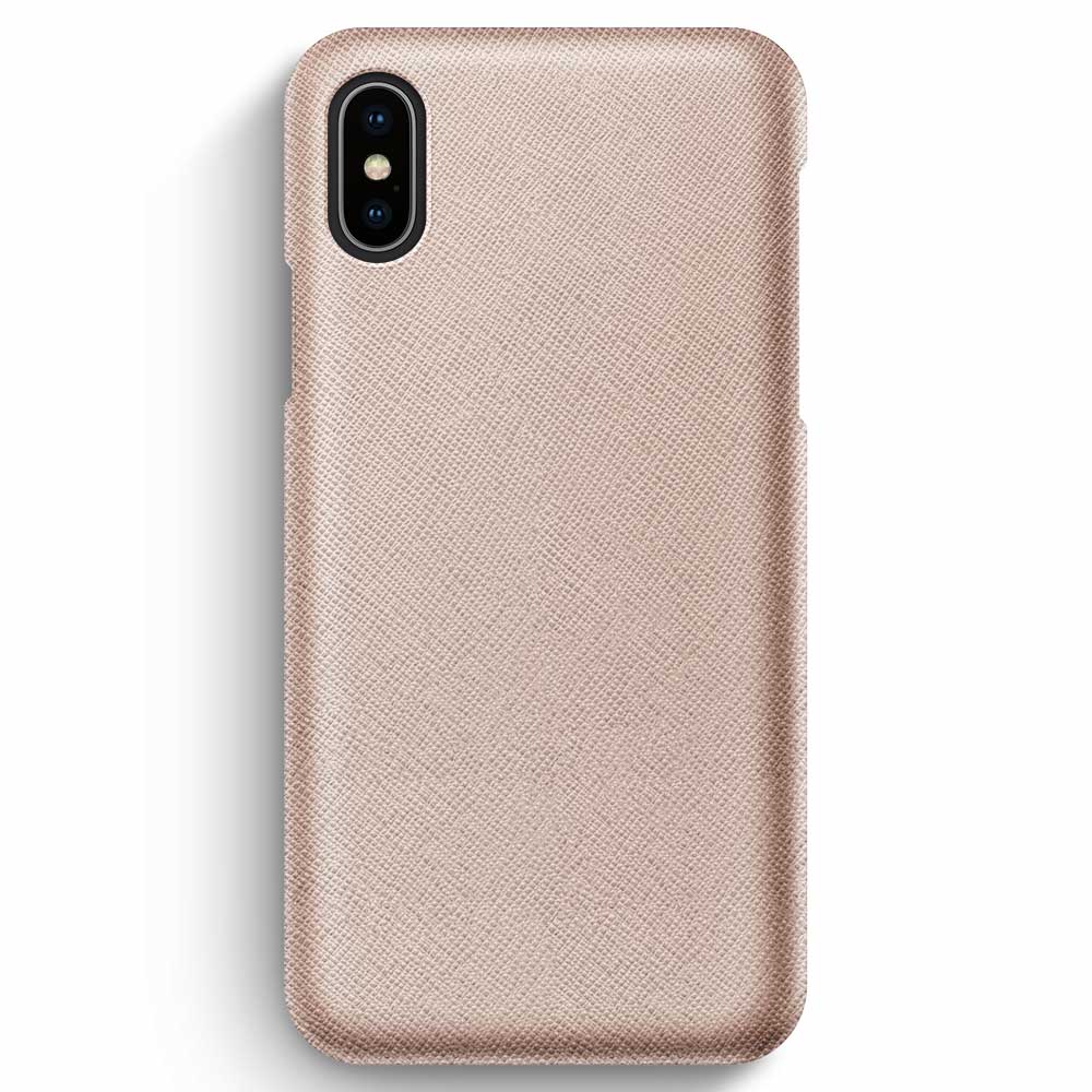 iPhone XS Max / Rose-Gold Saffiano