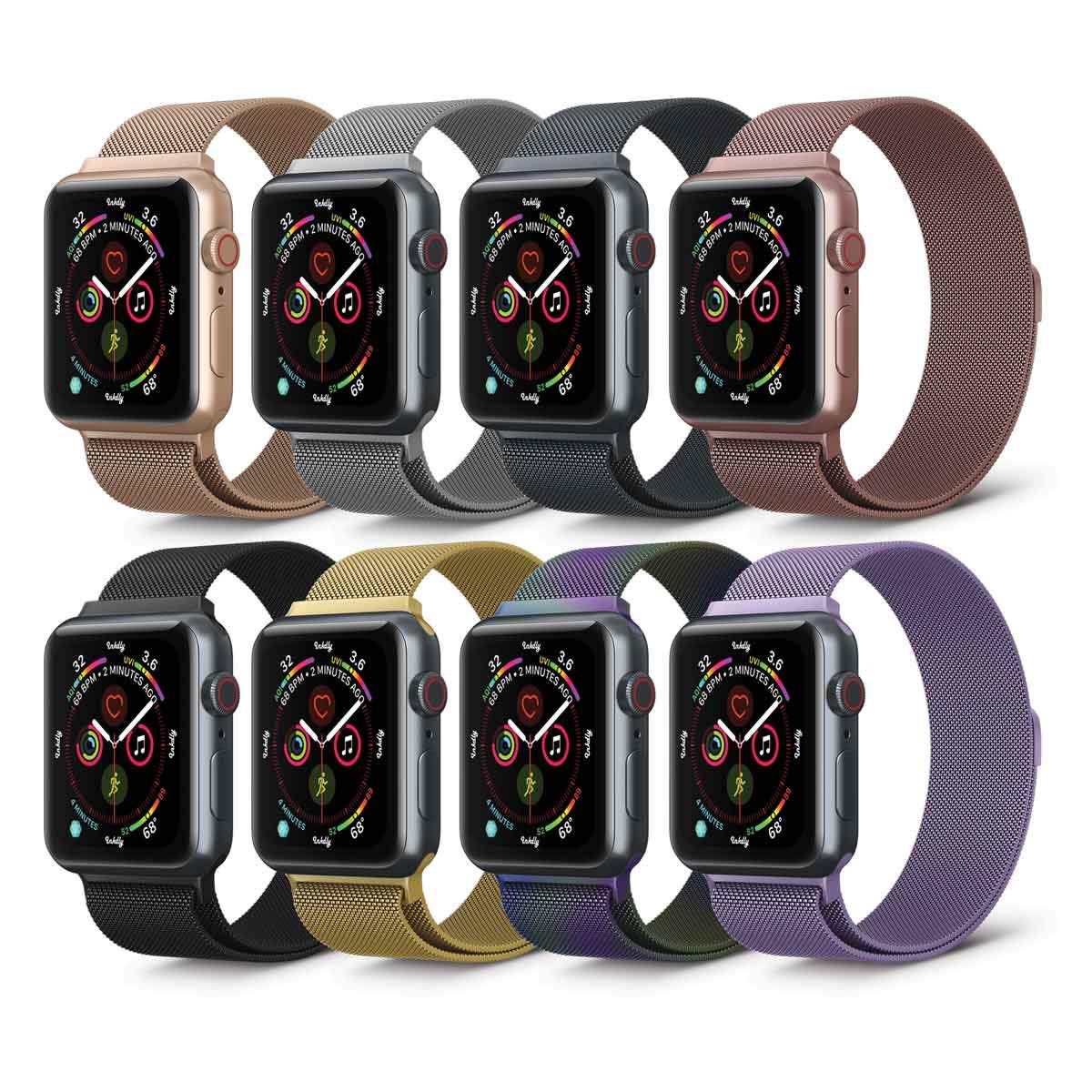 Stainless Milanese Apple Watch Band with Magnetic Lock