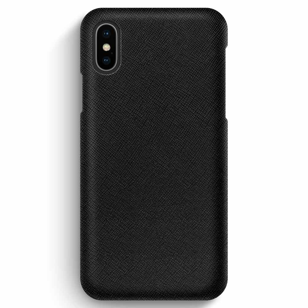 iPhone XS Max / Black Saffiano